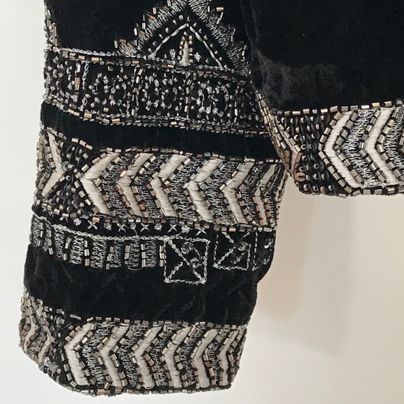 NWT Peter Nygard Iconic Collection Handcrafted Black & Silver Missy’s Jacket - Picture 5 of 16